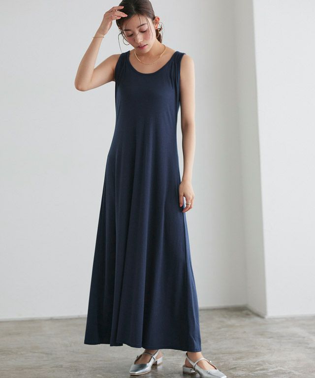 167cm / ネイビー / ロング丈 / M