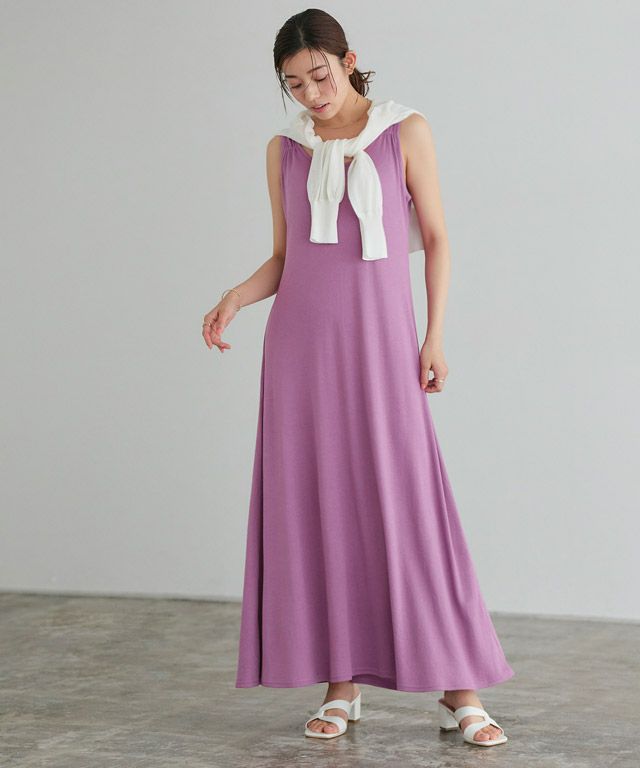 167cm / ライラックパープル / ロング丈 / M