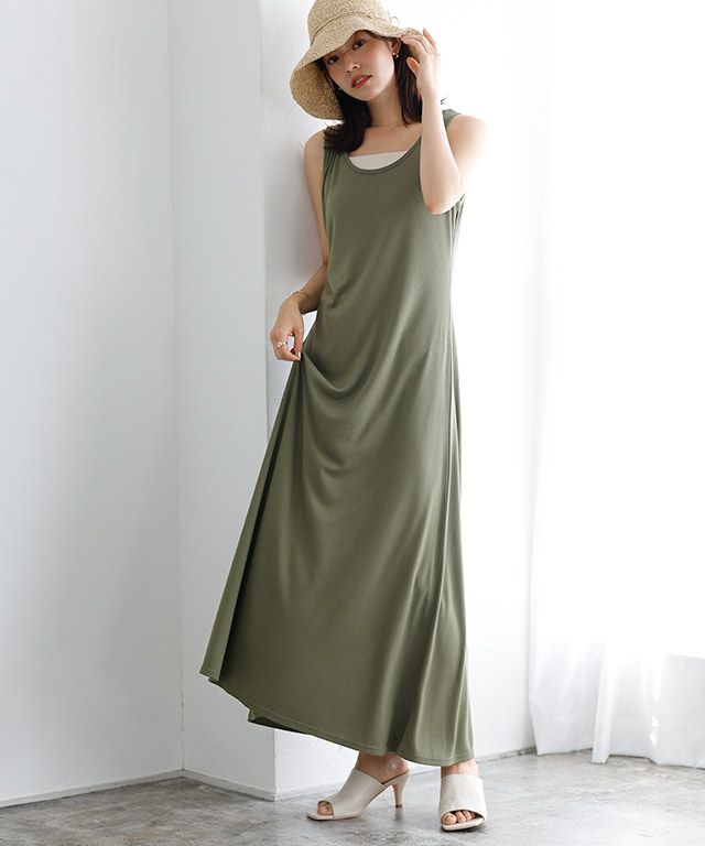 167cm / オリーブカーキ / ロング丈 / M