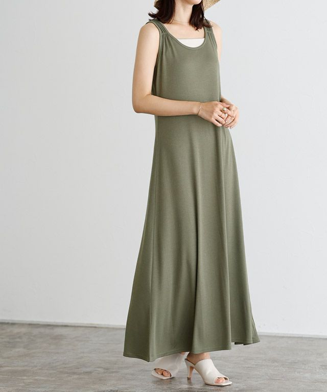 167cm / オリーブカーキ / ロング丈 / M