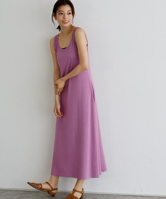 167cm / ライラックパープル / ミドル丈 / M