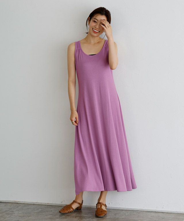 167cm / ライラックパープル / ミドル丈 / M