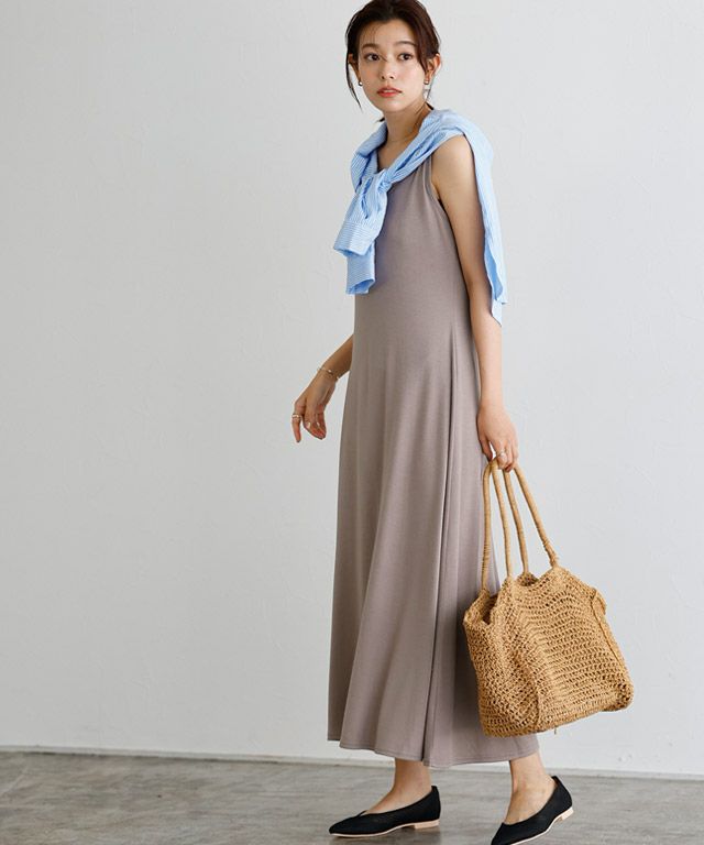 167cm / グレーブラウン / ミドル丈 / M