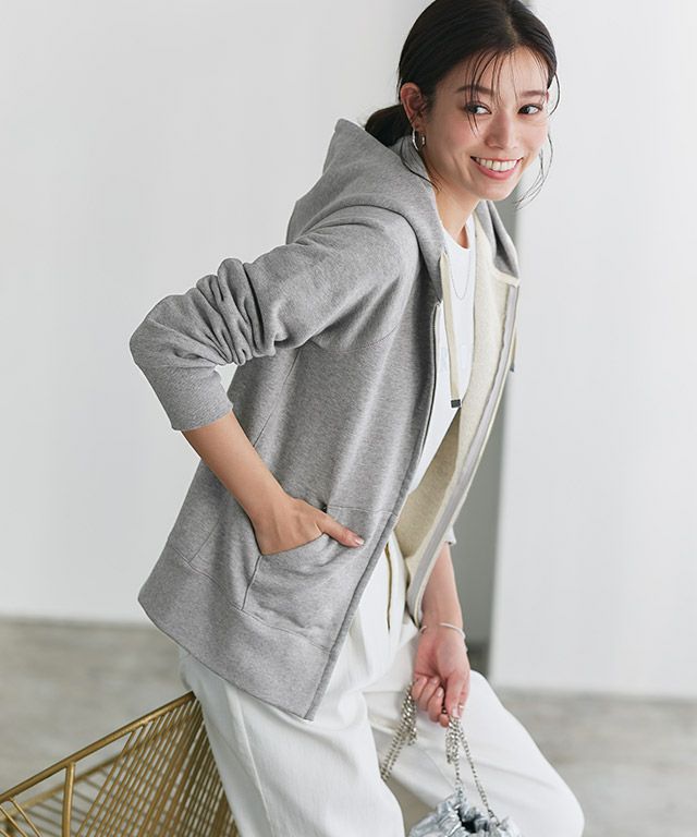 167cm / M / 杢グレー