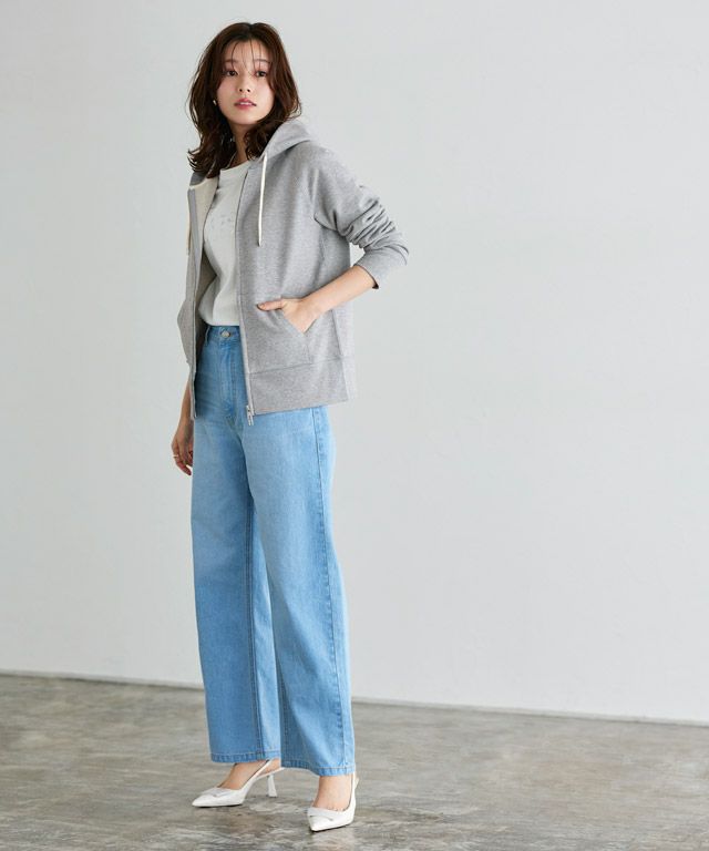 167cm / M / 杢グレー