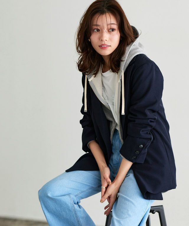 167cm / M / 杢グレー