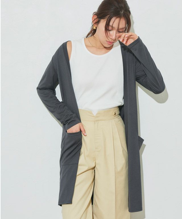 166cm / チャコールグレー / M