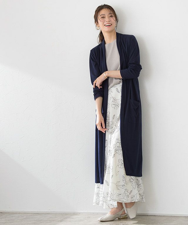 UVカットロングトッパーカーディガン