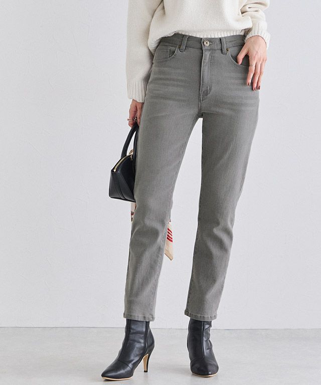 166cm / ウォッシュ / グレー / M