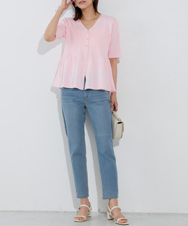 167cm / ウォッシュ / サックス / M
