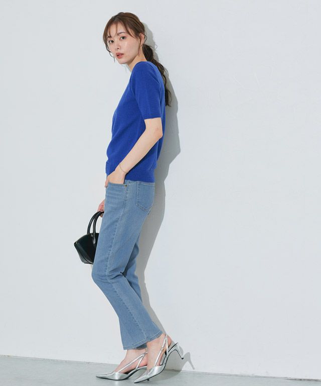 167cm / ウォッシュ / サックス / M