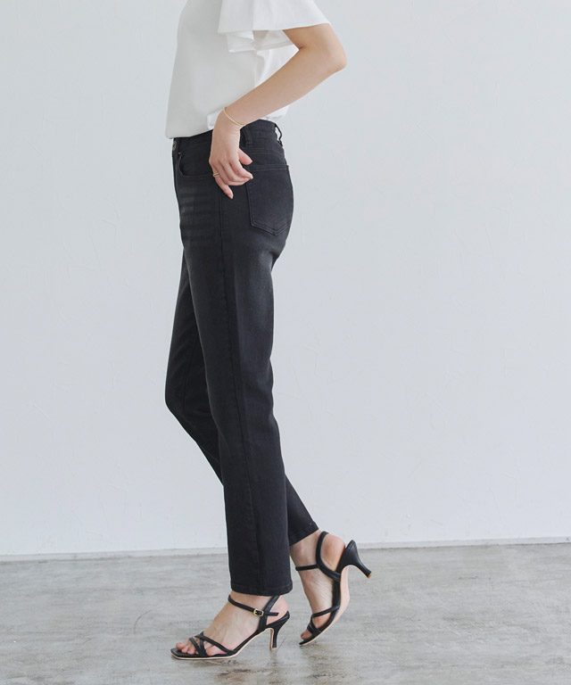 167cm / ウォッシュ / ブラック / M