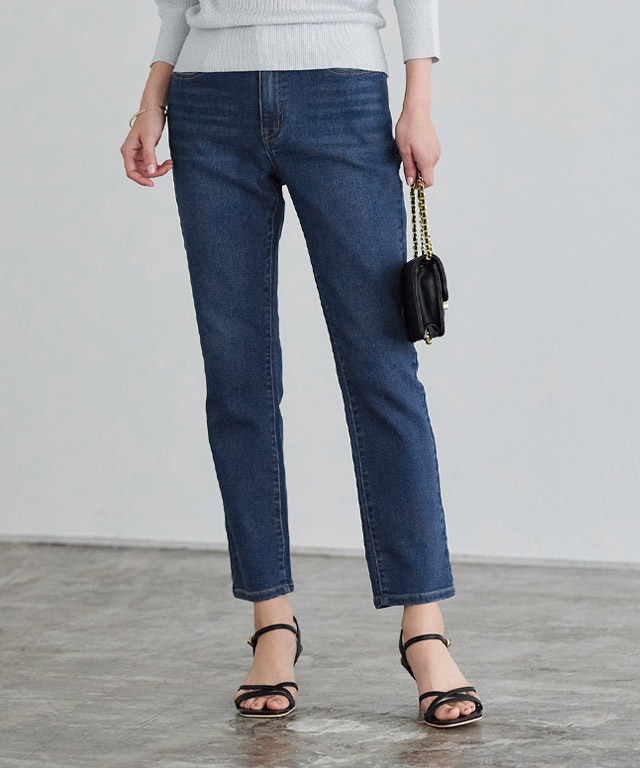 165cm / ウォッシュ / サックス / M