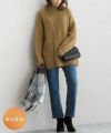 裏起毛テーパードデニム