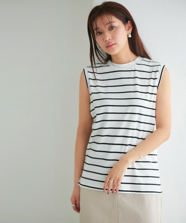 166cm / オフホワイト×ブラック / M