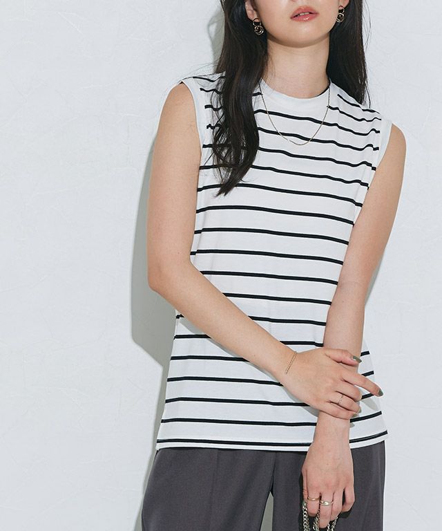 166cm / オフホワイト×ブラック / M