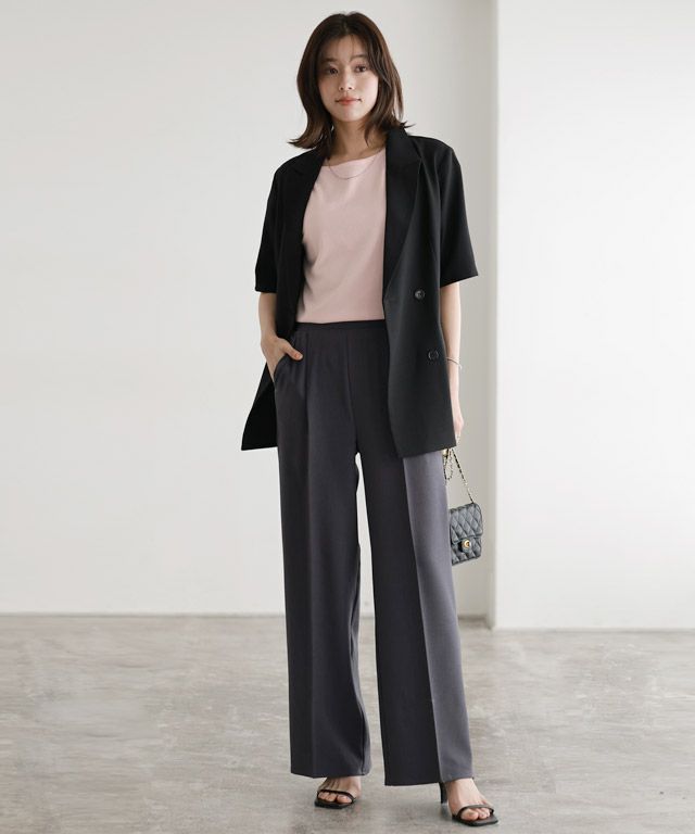 167cm / ライトピンク / クルーネック / M