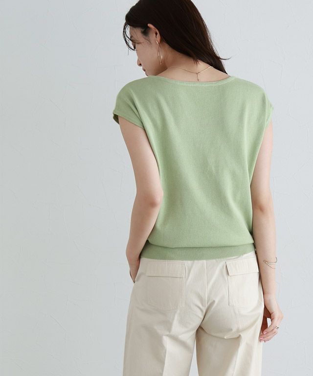 167cm / ペールミント / クルーネック / M