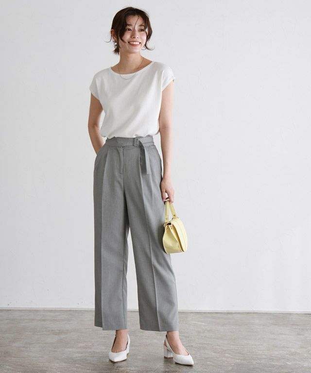 167cm / オフホワイト / クルーネック / M