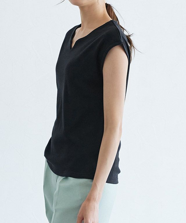 165cm / ブラック / キーネック / M