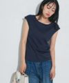 162cm / ネイビー / クルーネック / M