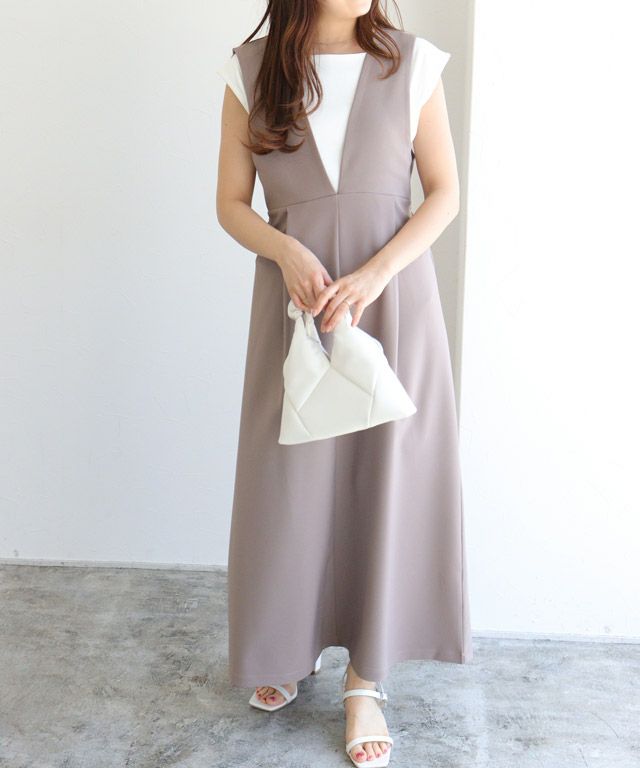 157cm / オフホワイト / クルーネック / M