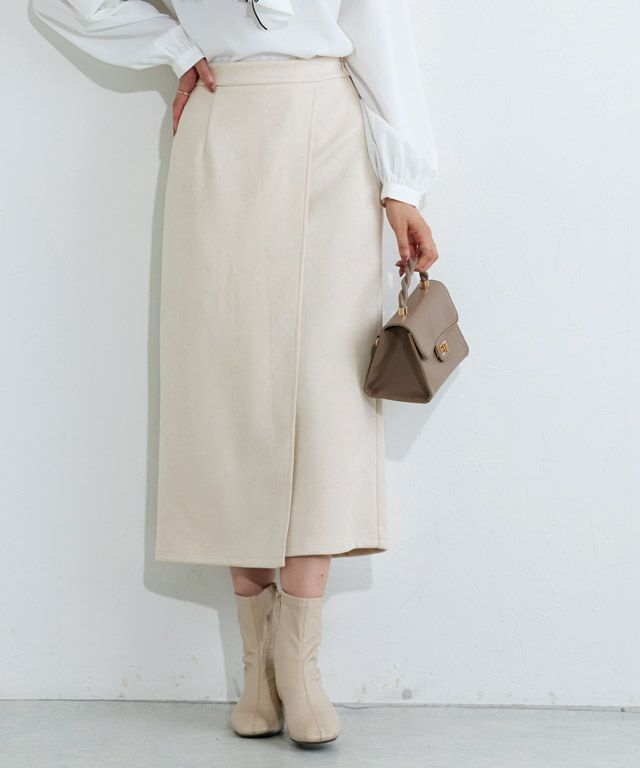 166cm / アイボリー / ラップ / M