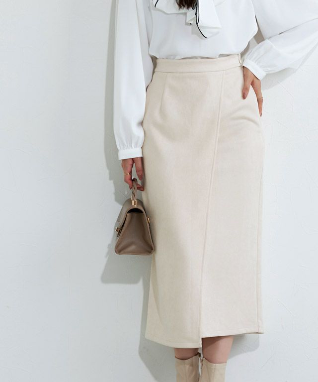 166cm / アイボリー / ラップ / M