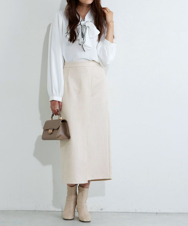 166cm / アイボリー / ラップ / M