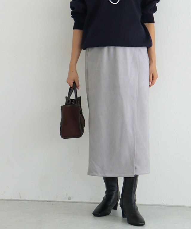 157cm / グレー / ラップ / M