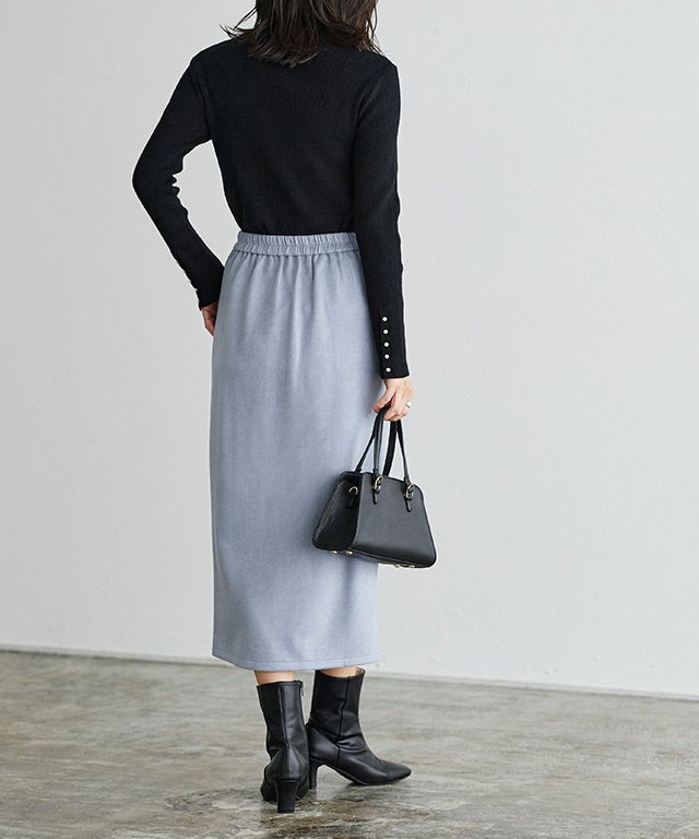 167cm / アッシュブルー / ラップ / M