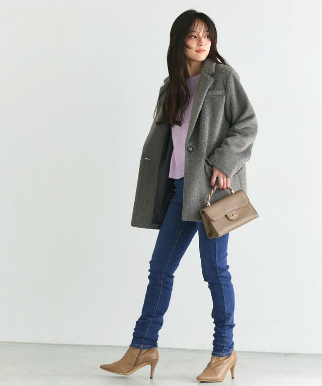 160cm / ウォッシュ/アッシュブルー / M