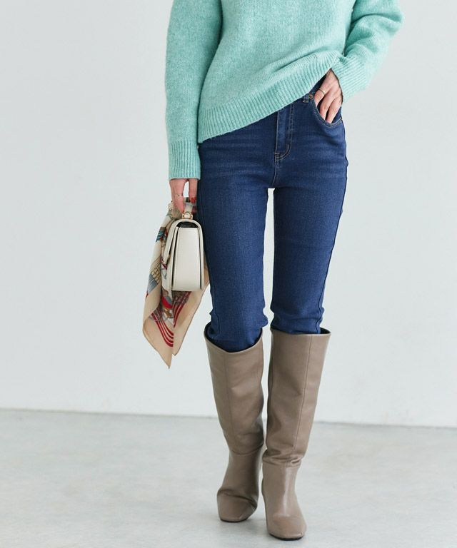 160cm / ウォッシュ / アッシュブルー / M