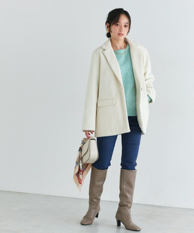 160cm / ウォッシュ / アッシュブルー / M