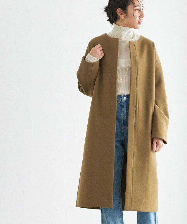 コルピエロ　ノーカラージョーゼットコート コルピエロノーカラージョーゼットコート