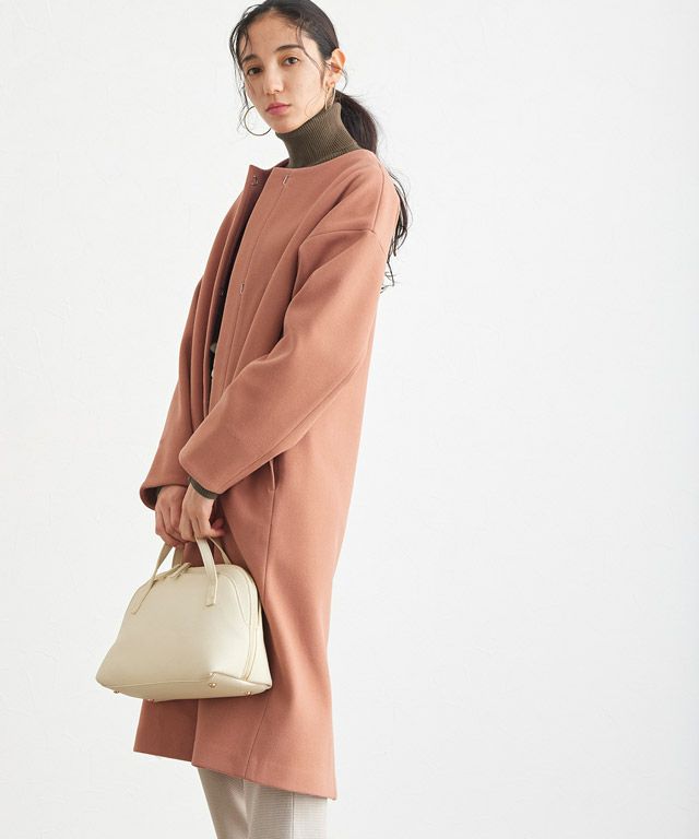 アウトレットSALE！】ノーカラーコート【スピード配送】 | 【公式