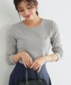 167cm / ライトグレー / クルーネック / M