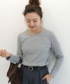 157cm / 杢グレー / クルーネック / M