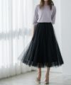 165cm / アイスラベンダーグレー / ボートネック / M