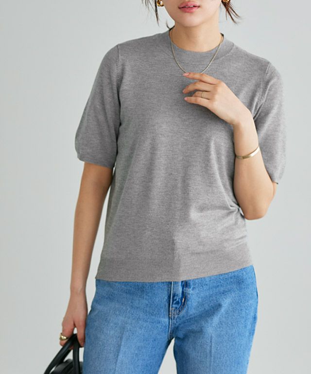 166cm / 杢グレー / M