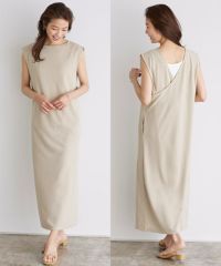 インナーセットペアスキンバックラップワンピース