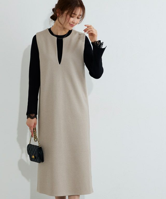 166cm / 杢グレージュ / M