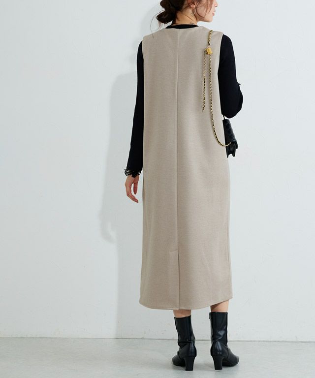 166cm / 杢グレージュ / M