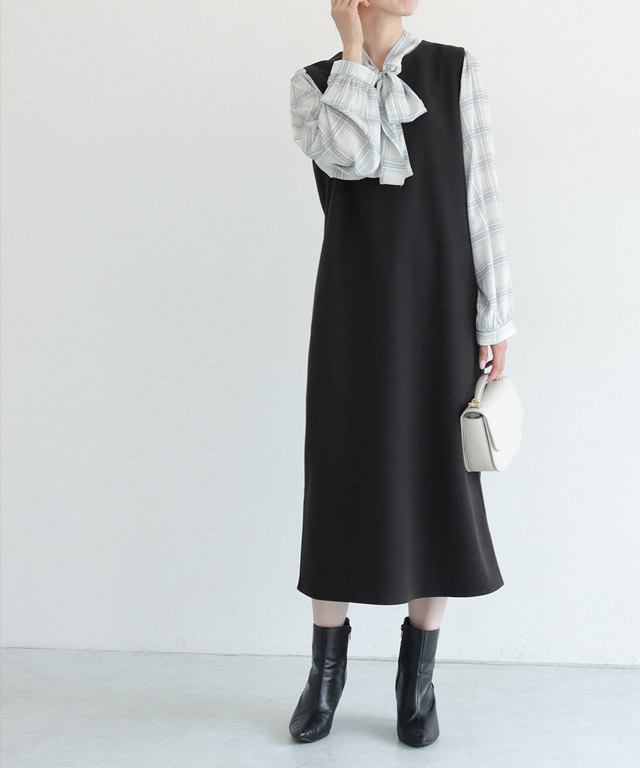 166cm / 杢グレージュ / M