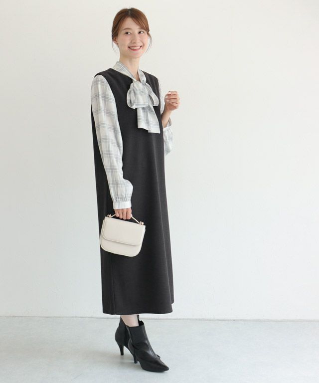 167cm / 杢グレージュ / M