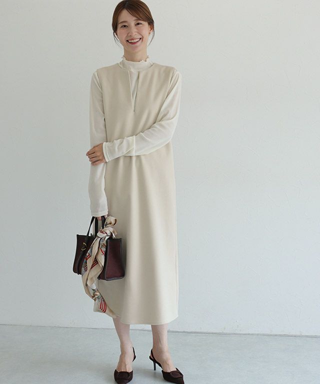 163cm / アイボリー / M