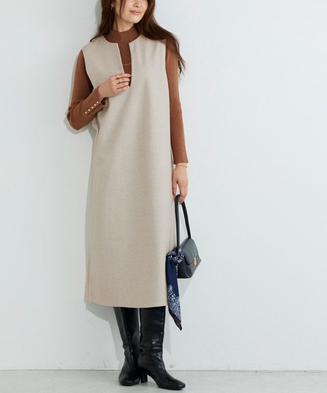 166cm / 杢ライトベージュ / M