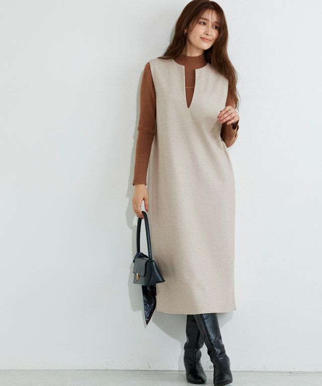 166cm / 杢ライトベージュ / M