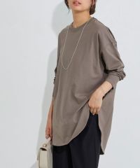 コットンロングスリーブTシャツ