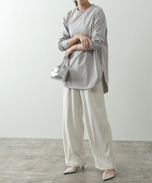 167cm / ライトグレー / M